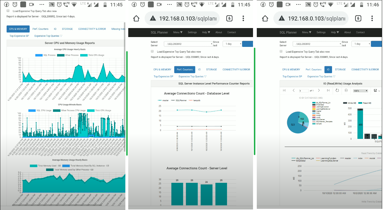 screenshot of SQL Planner